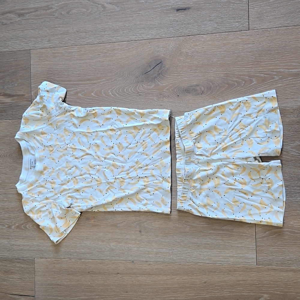 Dodo Banana Organic Pima Cotton Kids size 10 Two piece short pajamas